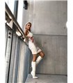 Giaro Stiefel Milana Weiß Matt 