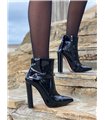 Giaro Stiefelette ALIA Schwarz Lack