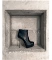 Giaro Plateau Stiefelette BESO Schwarz Snake