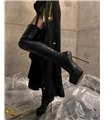 Giaro Overknee Plateau Stiefel BRISA Snake Schwarz