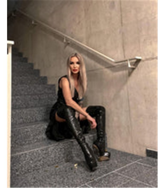 Giaro Overknee Plateau Stiefel BRISA Snake Schwarz