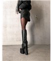 Giaro Plateau Stiefel COULTER Schwarz Matt