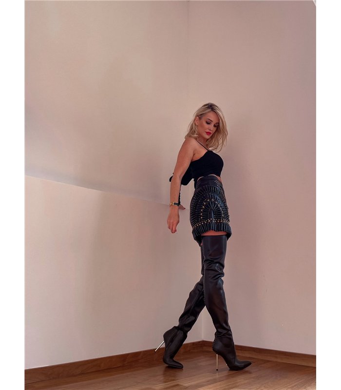 Giaro Overknee Boot LADONNA Black Matte