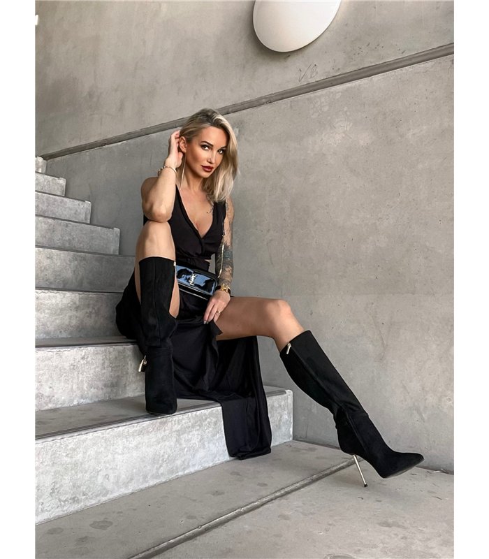 Giaro Stiefel LEANDRA Schwarz Velour