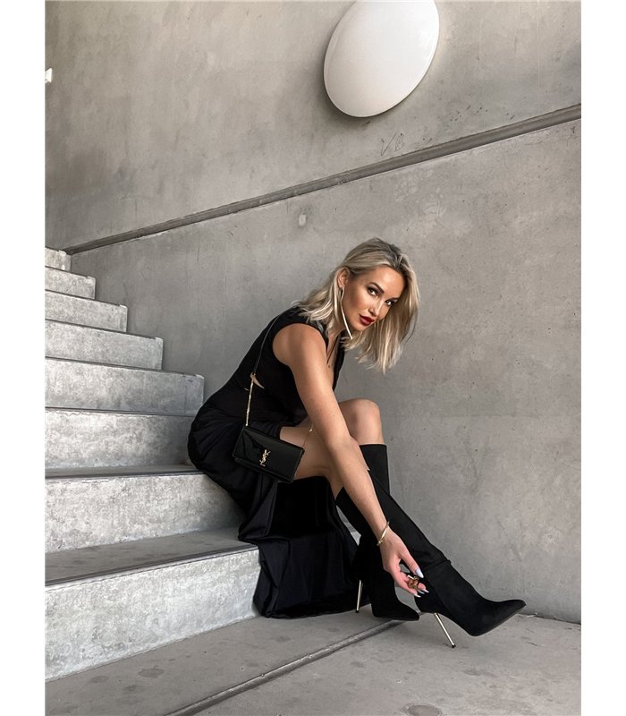 Giaro Stiefel LEANDRA Schwarz Velour