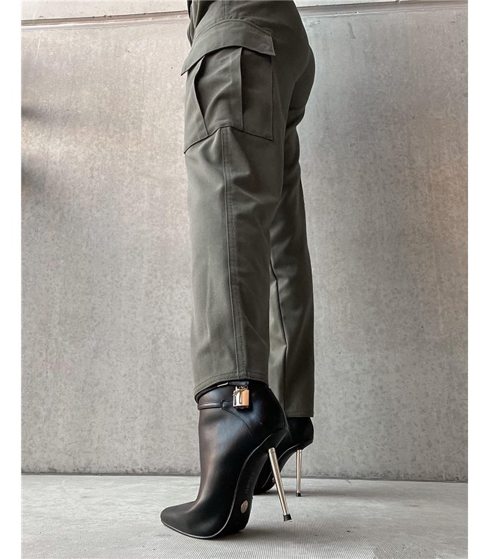 Giaro Stiefelette LOLA Schwarz Matt