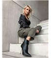 Giaro Stiefelette LOLA Schwarz Matt