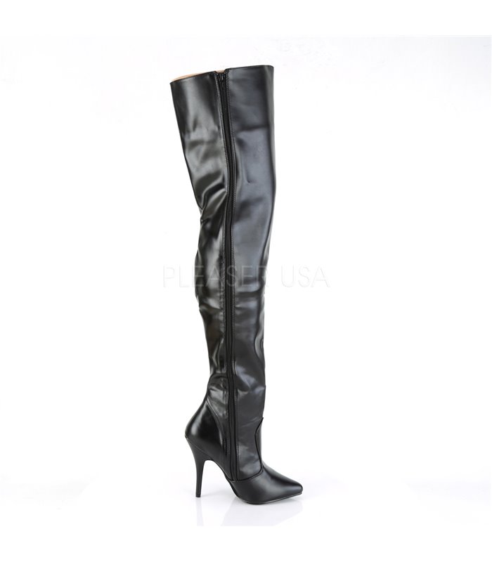 Overknee Stiefel SEDUCE-3010 - PU Schwarz