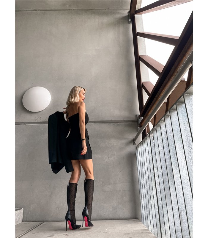 Giaro Stiefel PIKANTE Schwarz Mesh
