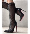 Giaro Stiefel PIKANTE Schwarz Mesh