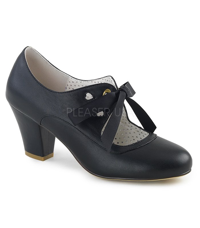 Retro Pumps WIGGLE-32 - Schwarz