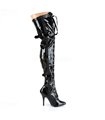 Overknee Stiefel SEDUCE-3028 - Lack Schwarz