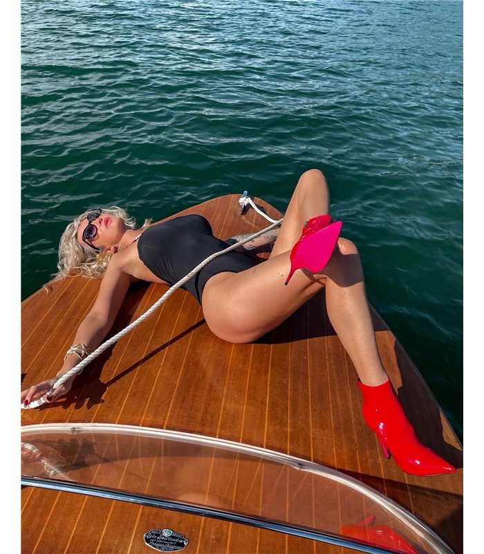 Giaro Stiefelette TALIA Rot Glänzend
