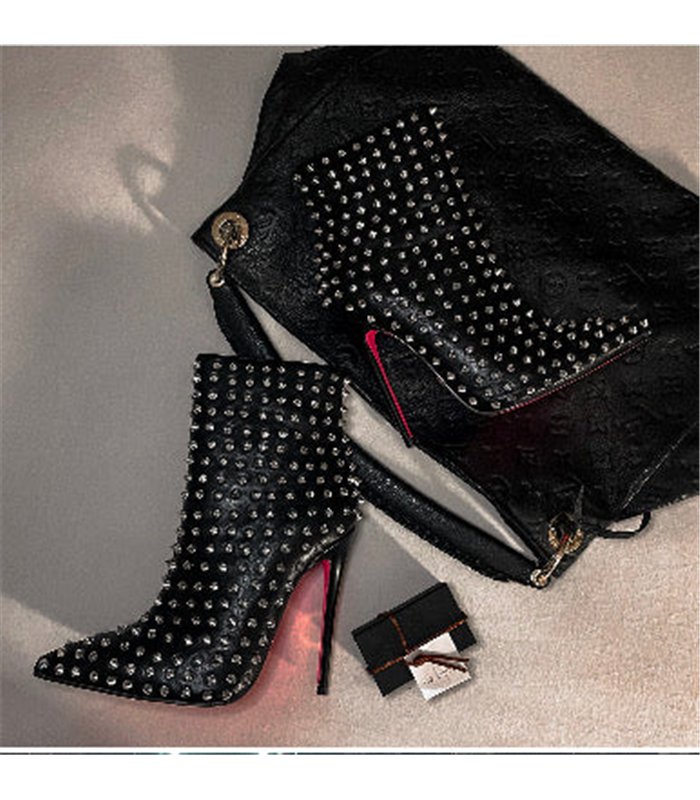 Giaro Ankle Boots TYLONE Black Silver