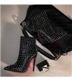 Giaro Ankle Boots TYLONE Black Silver