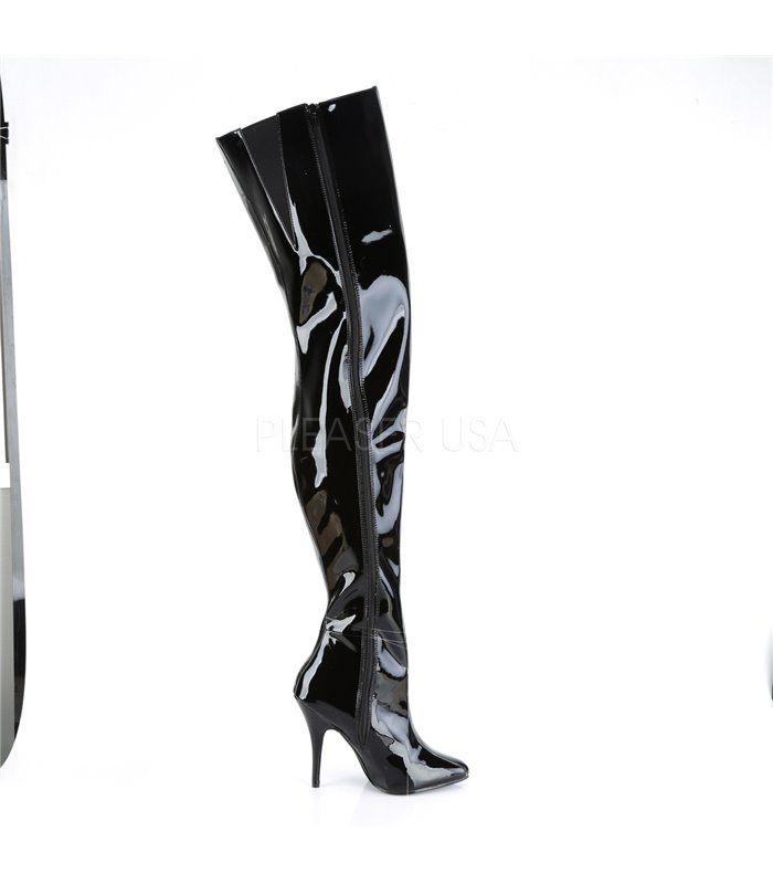 Crotch Boots SEDUCE-4010 - Schwarz