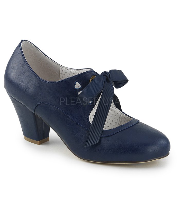 Retro Pumps WIGGLE-32 - Dunkelblau