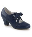 Retro Pumps WIGGLE-32 - Dunkelblau