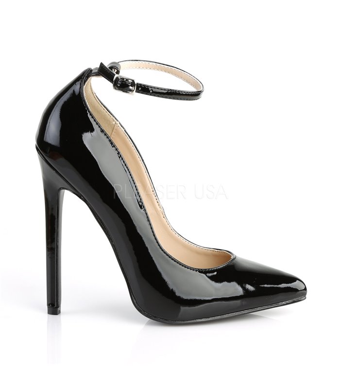 Stiletto Pumps SEXY-23 - Lack schwarz