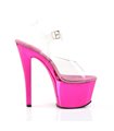 Plateau High Heels SKY-308 - Hot Pink Chrom