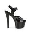 Plateau High Heels SKY-308N - Schwarz