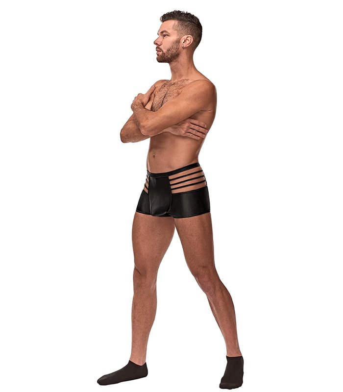 Short mit Streifen für Herren - Schwarz