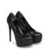 Michael Soul ARIA - Plateau Pumps schwarz matt