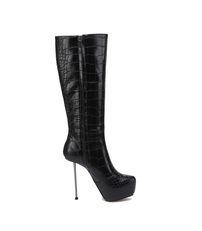 Giaro Plateau Stiefel BEVERLEY Schwarz Crock