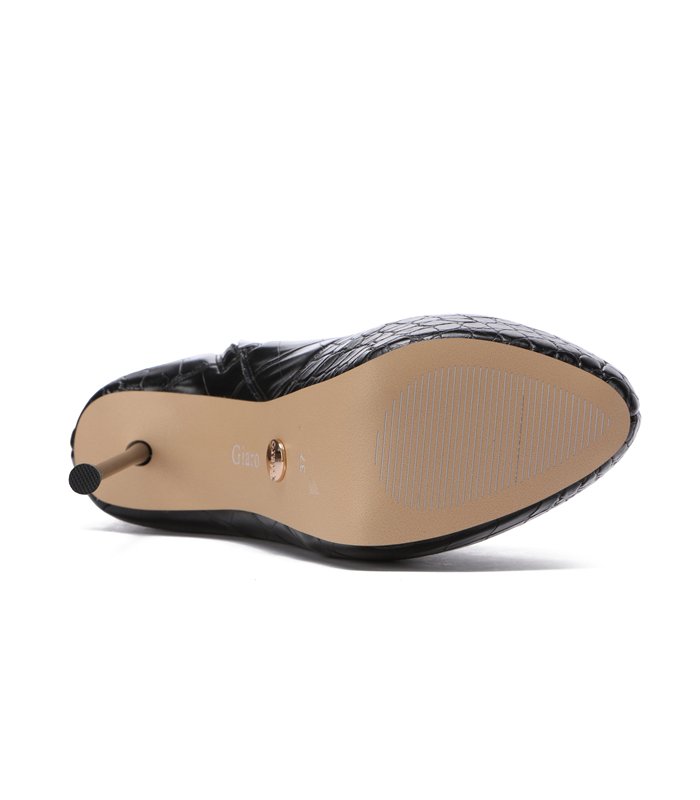 Giaro Plateau Stiefel BEVERLEY Schwarz Crock