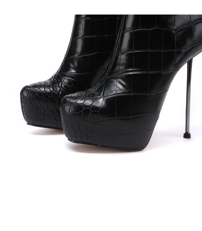 Giaro Plateau Stiefel BEVERLEY Schwarz Crock