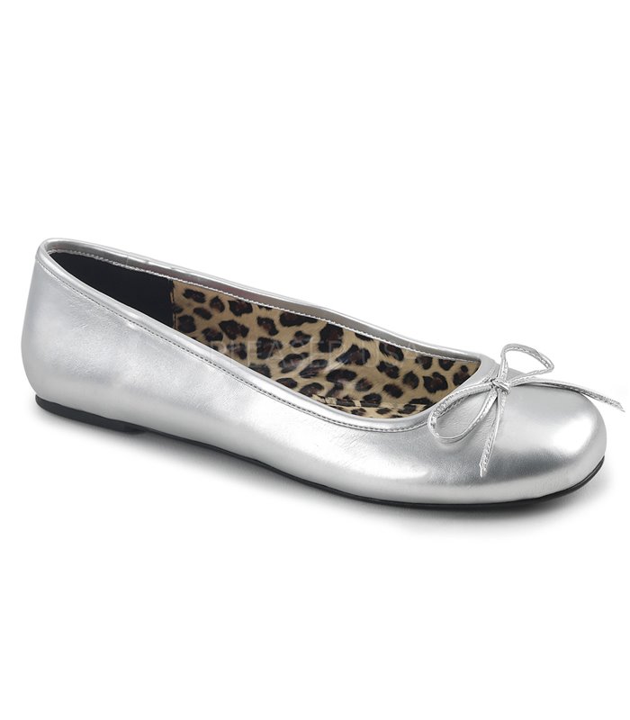 Pleaser Ballerinas Pleaser Pink Label ANNA-01 silber