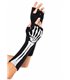 Skelet Fingerlose Handschuhe | Leg Avenue