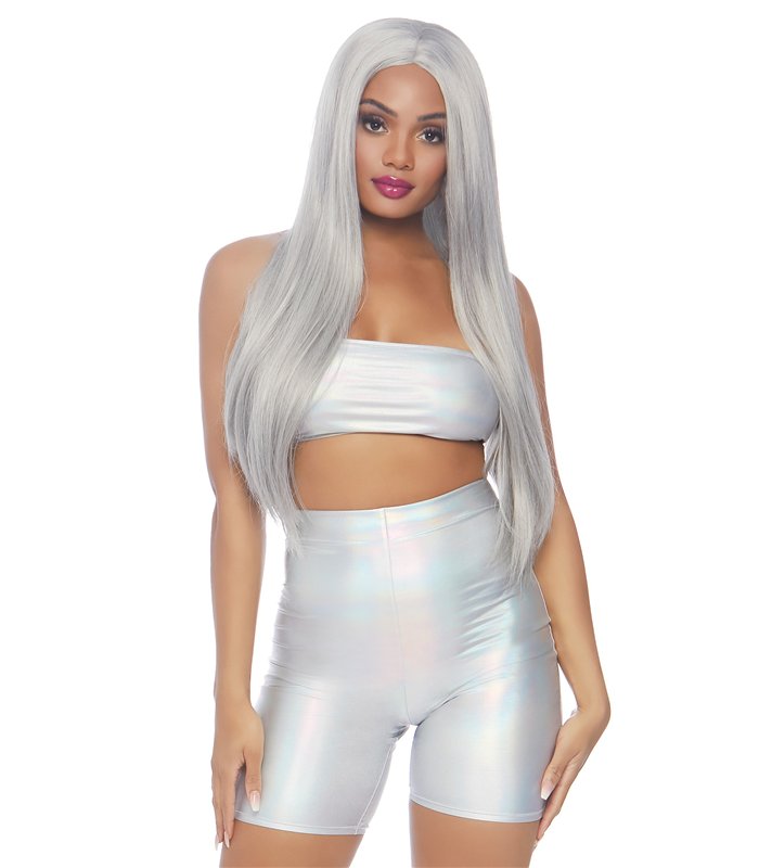 Holografisches Bandeau & Shorts | Leg Avenue