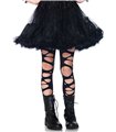Zerissene Kinder Tutu Pantyhose in schwarz | Leg Avenue