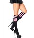 Sweetheart Kniestrümpfe rosa und schwarz | Leg Avenue
