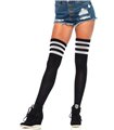 Sportliche Overknee Strümpfe schwarz | Leg Avenue