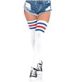 Sportliche Overknee Strümpfe schwarz | Leg Avenue