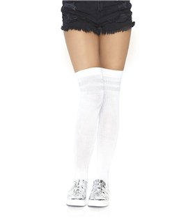 Ribbed athletic thigh highs Ribbed athletic thigh highs