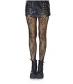 Netzstrumpfe transparent mit schwarzer Schlange | Leg Avenue