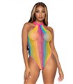 Rainbow halter bodysuit