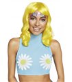 Gänseblümchen-Netz-Crop-Top verspielt | Leg Avenue