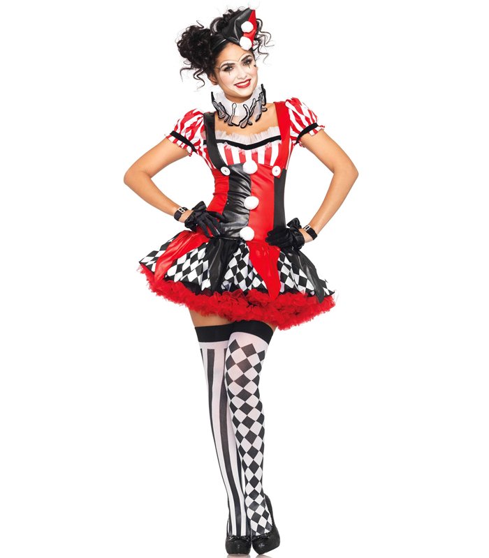 Harley Quinn Clown-Kostüm | Leg Avenue.