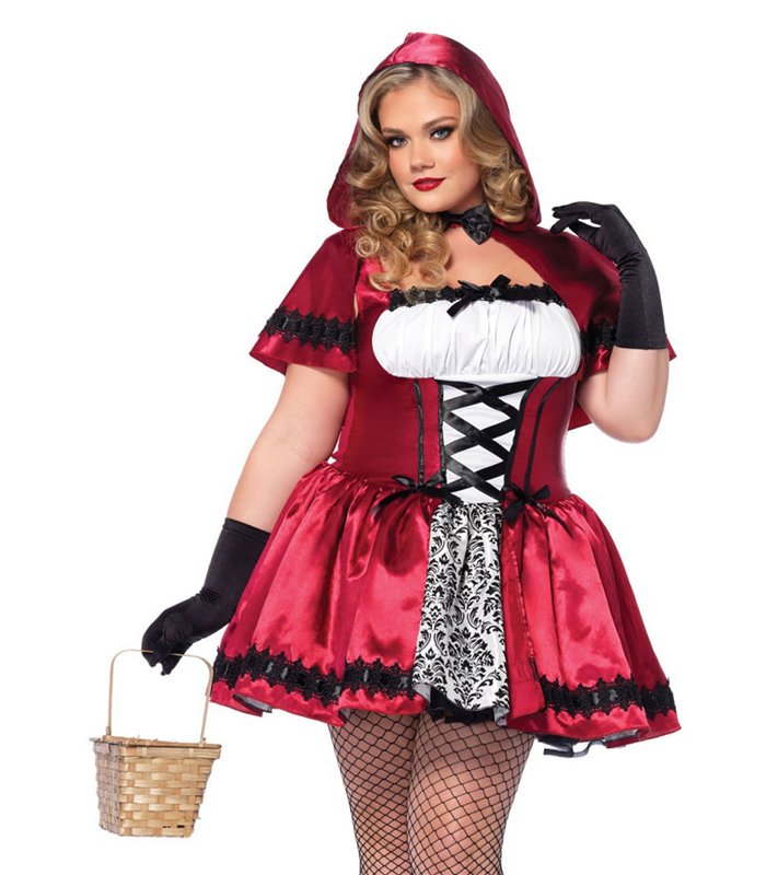 Gothic Rotkäppchen Queen Size | Leg Avenue
