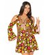 Blumen Kleid Hippie Kostüm mehrfarbig | Leg Avenue