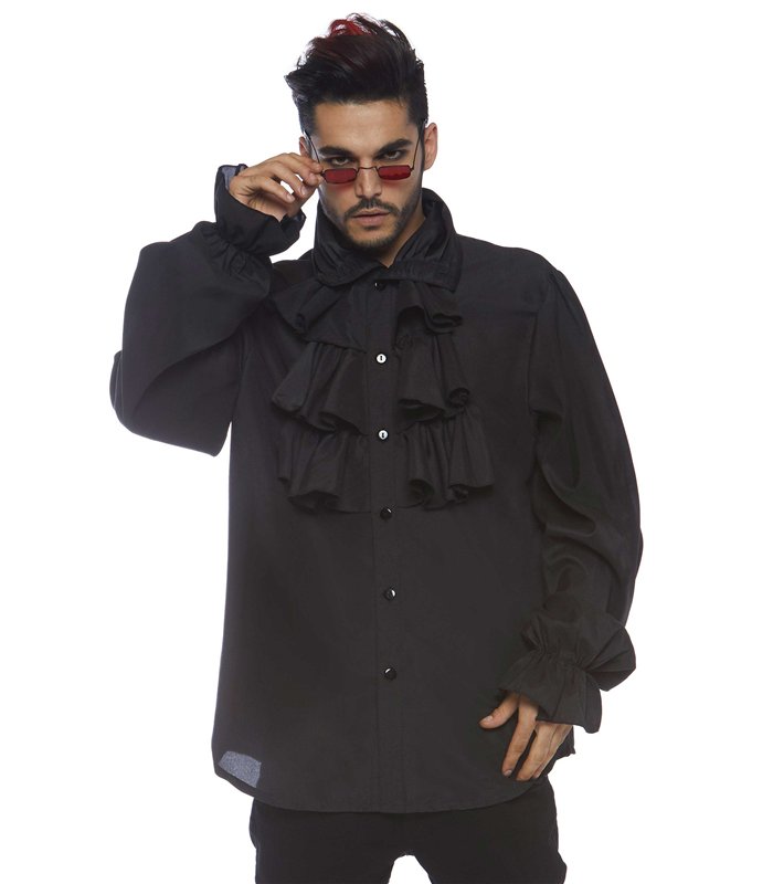 Ruffle front shirt