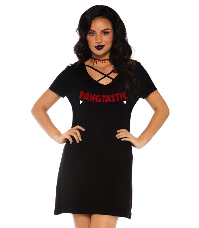 Fangtastic jersey dress