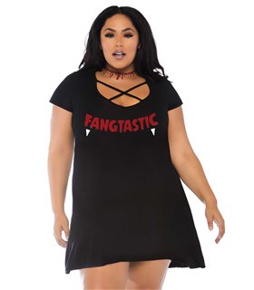 Fangtastic jersey dress