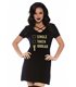 Lusstiges Jersey Kleid "Single,Taken,Undead" | Leg Avenue
