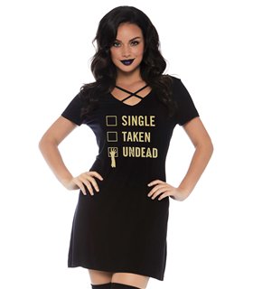 Undead jersey dress