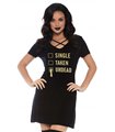 Undead jersey dress